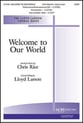 Welcome to Our World SATB choral sheet music cover